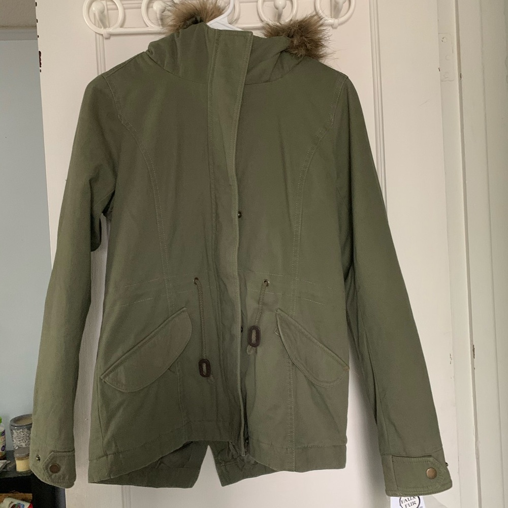 Olive Green Winter Jacket